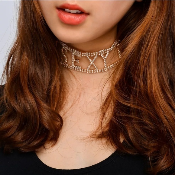 Chic rhinestone choker - Picture 2 of 2